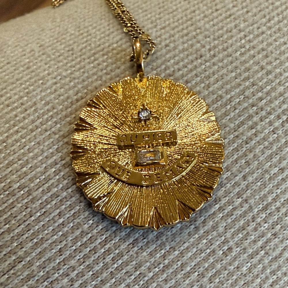 Miranda Frye Gold Pendant Love Charm - Picture 3 of 4